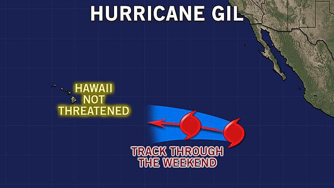 HURRICANE GIL:  So Far, Not a Threat to Hawaii