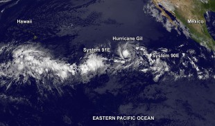 LATEST STORM WATCH:  Hurricane Gil Weakening but….