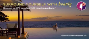 HAWAII TRAVEL DEAL ALERT!  Save around 50% on certain Marriott Hotels