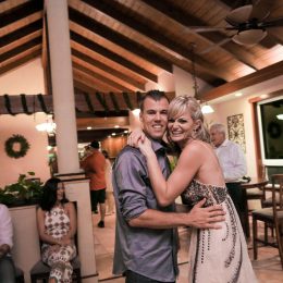 Romantic Hawaii Wedding Reception at Vacation Rental New Years