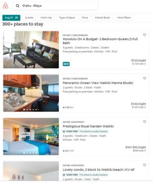 UPDATED:  Hawaii Vacation Rental AirBnb Crackdown!